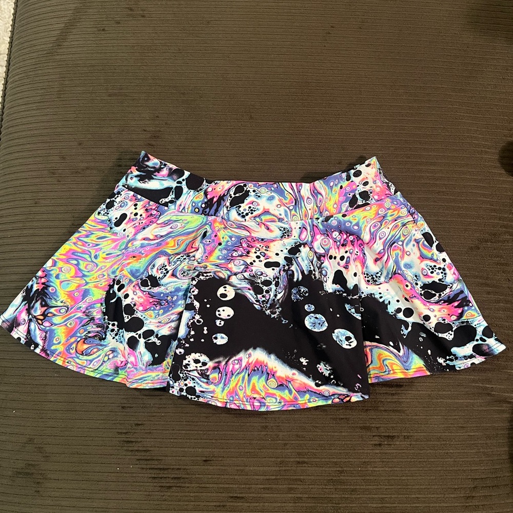 iHeartRaves Liquid Trip Rave Skirt size M